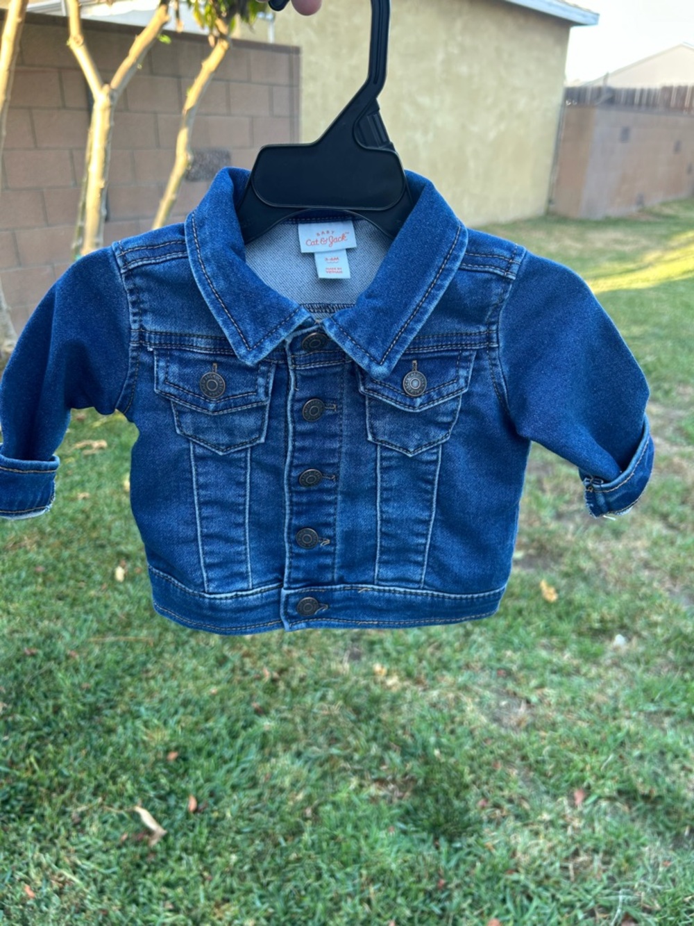 Cat & Jack Dark Blue Denim Jacket for Kids